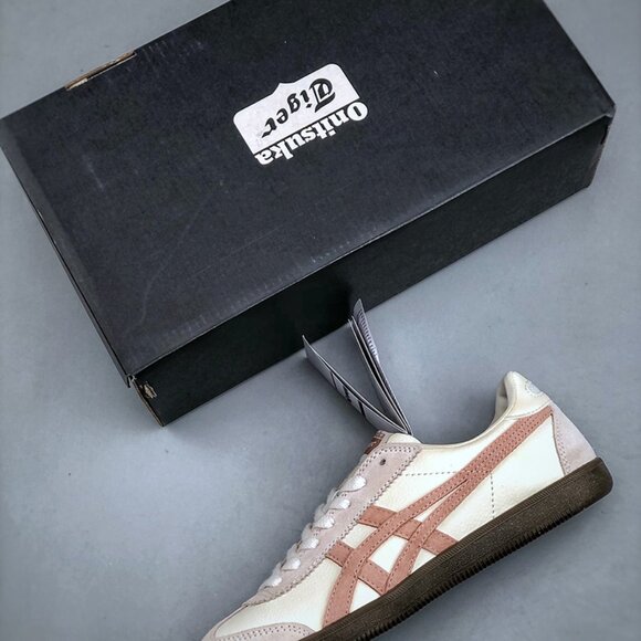 Onitsuka Tiger Mexico 66 Cream Leather Sneakers - Picture 3 of 9